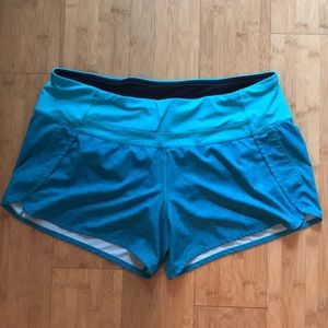 Lululemon Run Times Shorts - Teal, Sz 10